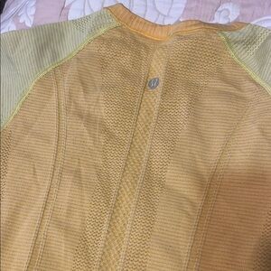 Lululemon Yellow Athletic Top